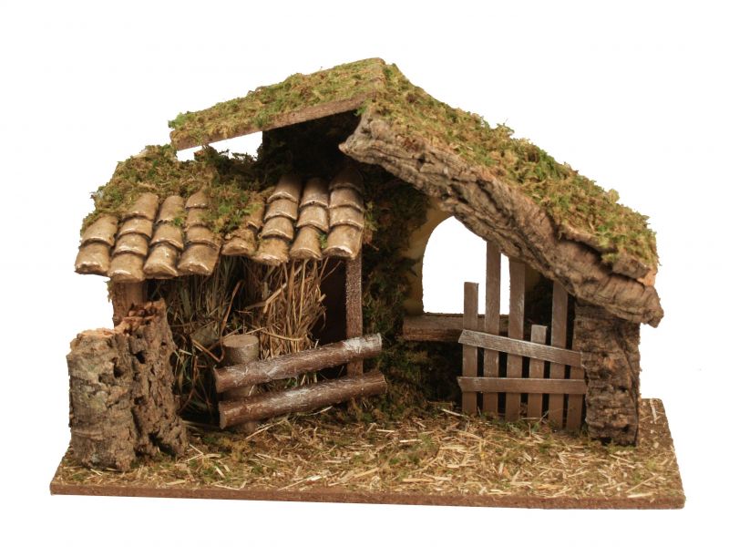 CAPANNE DI LEGNO PRESEPE