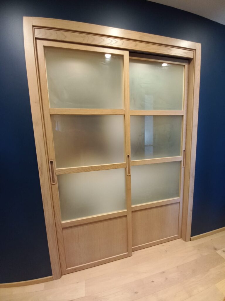 porta in legno a scomparsa